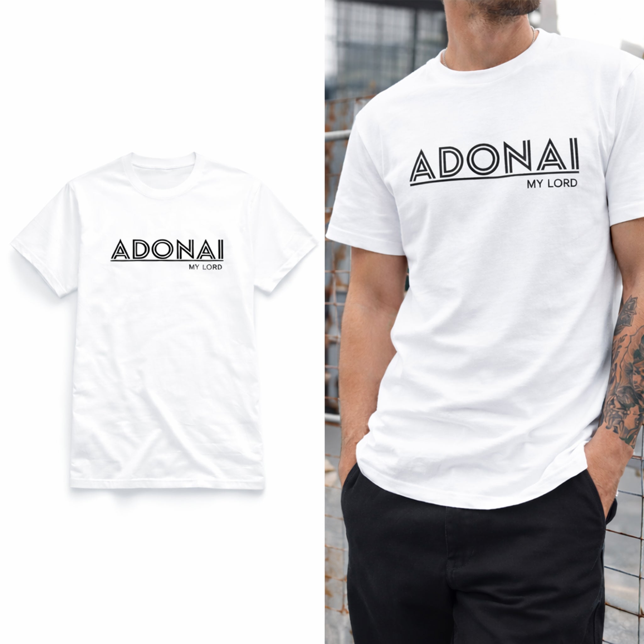 Adonai Fitted Tee v.5